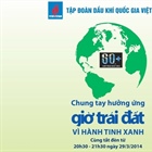 PV GAS hưởng ứng Chiến dịch Giờ Trái đất